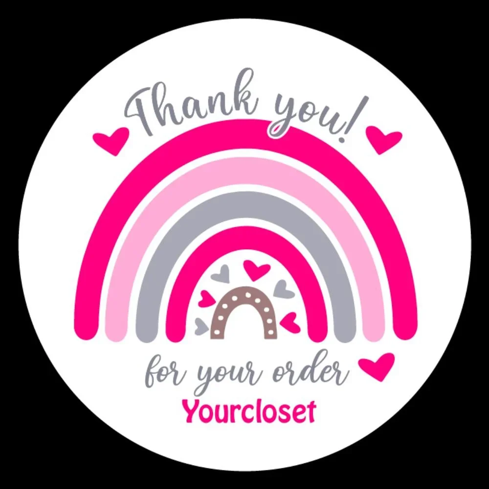 Thank♥️ 5x25 / 60 Thank You Stickers